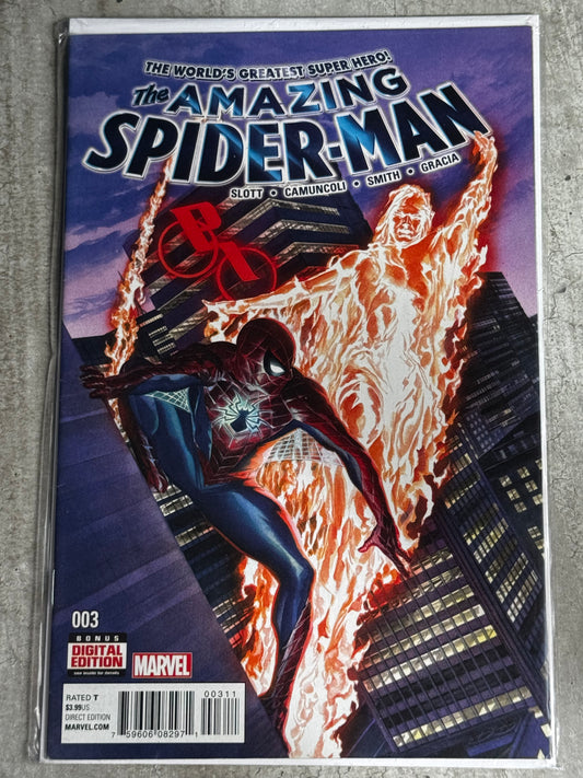 2015 - The Amazing Spider-Man, Vol. 4 #3 Var. A - Friendly Fire - NM+ - ENG 1