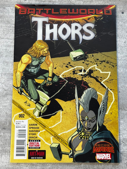 2015 - Thors #2 Var. A - The Jane Foster Murders - NM+ - ENG 1