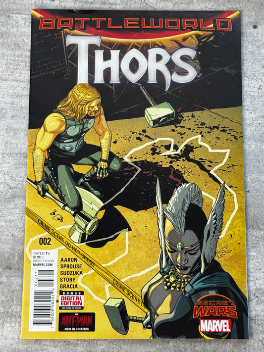 2015 - Thors #2 Var. A - The Jane Foster Murders - NM+ - ENG 1