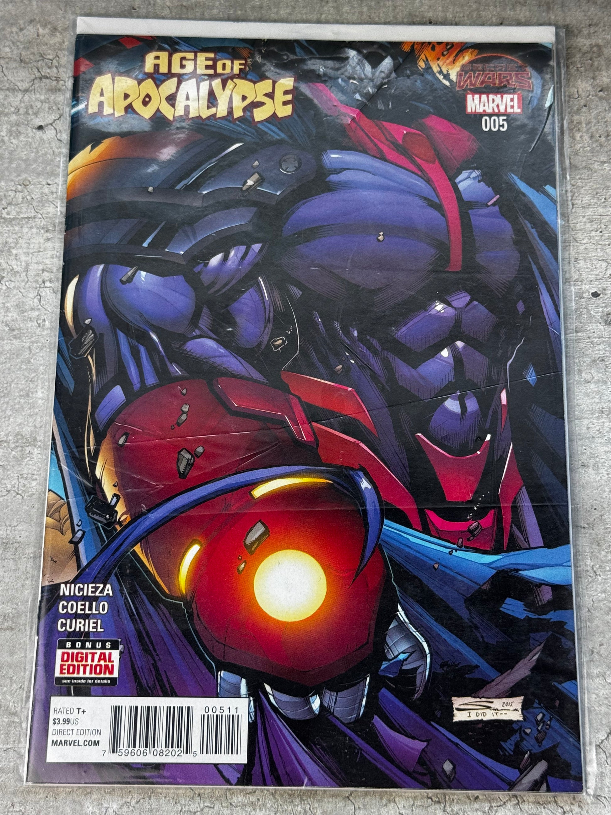 2015 - Age of Apocalypse, Vol. 2 #5 Var. A - The Cure - NM - ENG 1