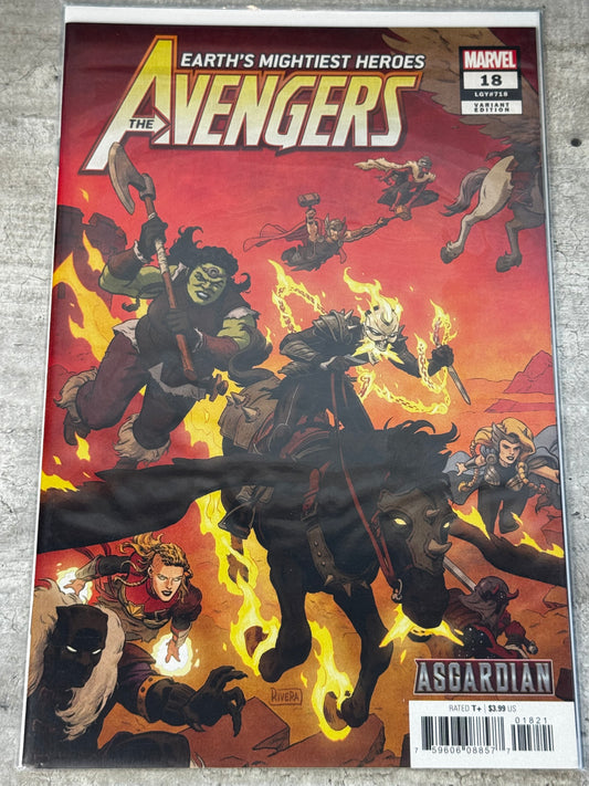 2019 - The Avengers, Vol. 8 #18 Var. B - Crisis on Ten Realms - NM - ENG 1
