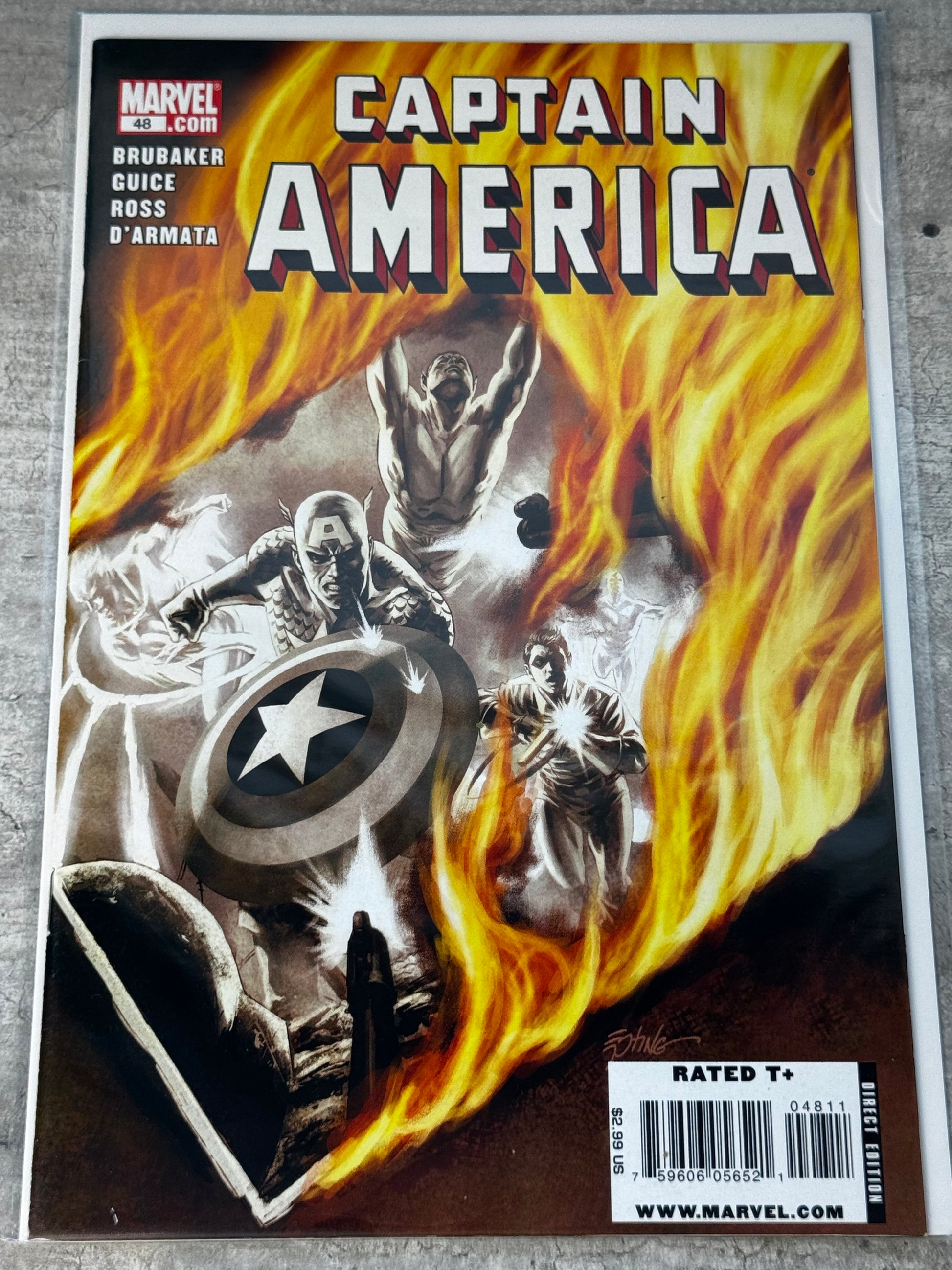 2009 - Captain America, Vol. 5 #48 Var. A - NM - ENG 1
