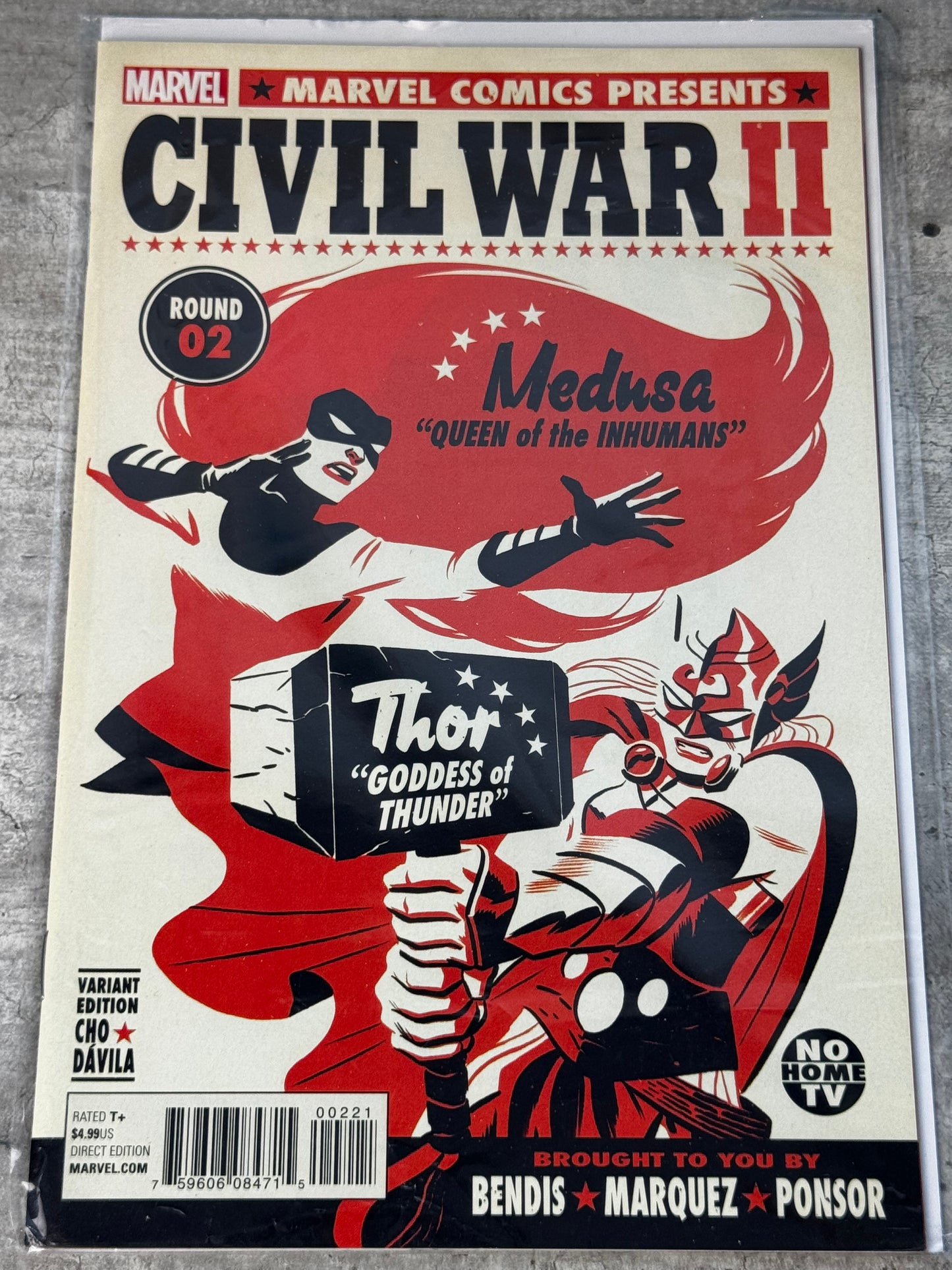 2016 - Civil War II #2 Var. B - NM - ENG 1