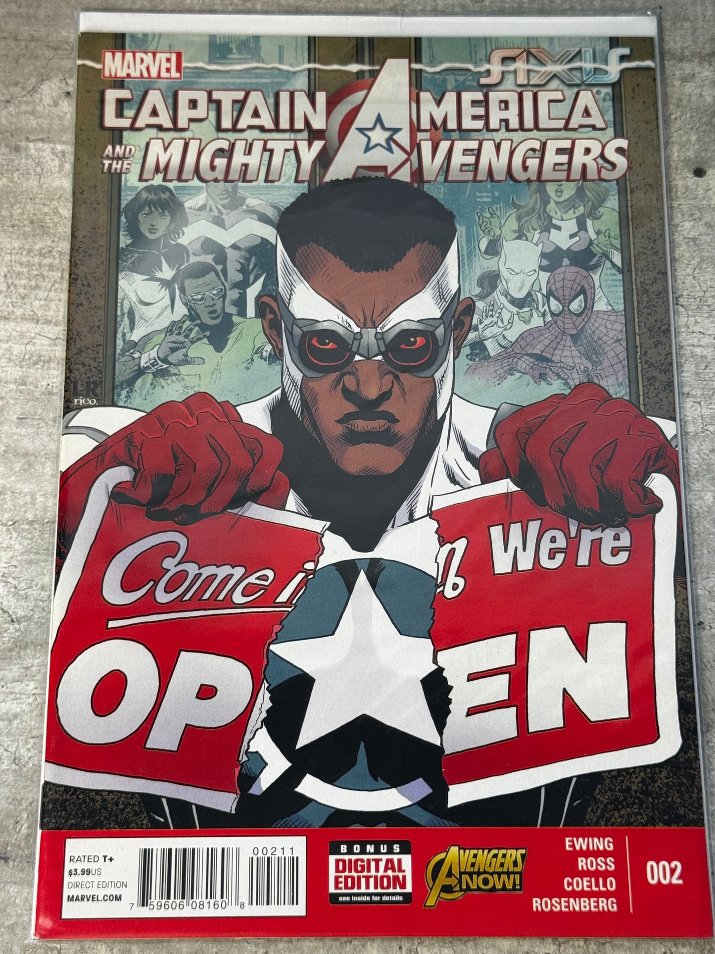 2014 - Captain America & The Mighty Avengers #2 Var. A - Fast Money - NM - ENG 1