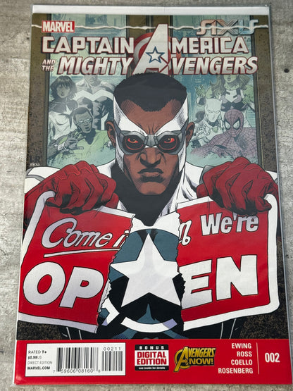 2014 - Captain America & The Mighty Avengers #2 Var. A - Fast Money - NM - ENG 1