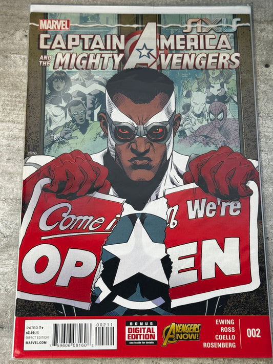 2014 - Captain America & The Mighty Avengers #2 Var. A - Fast Money - NM - ENG 1
