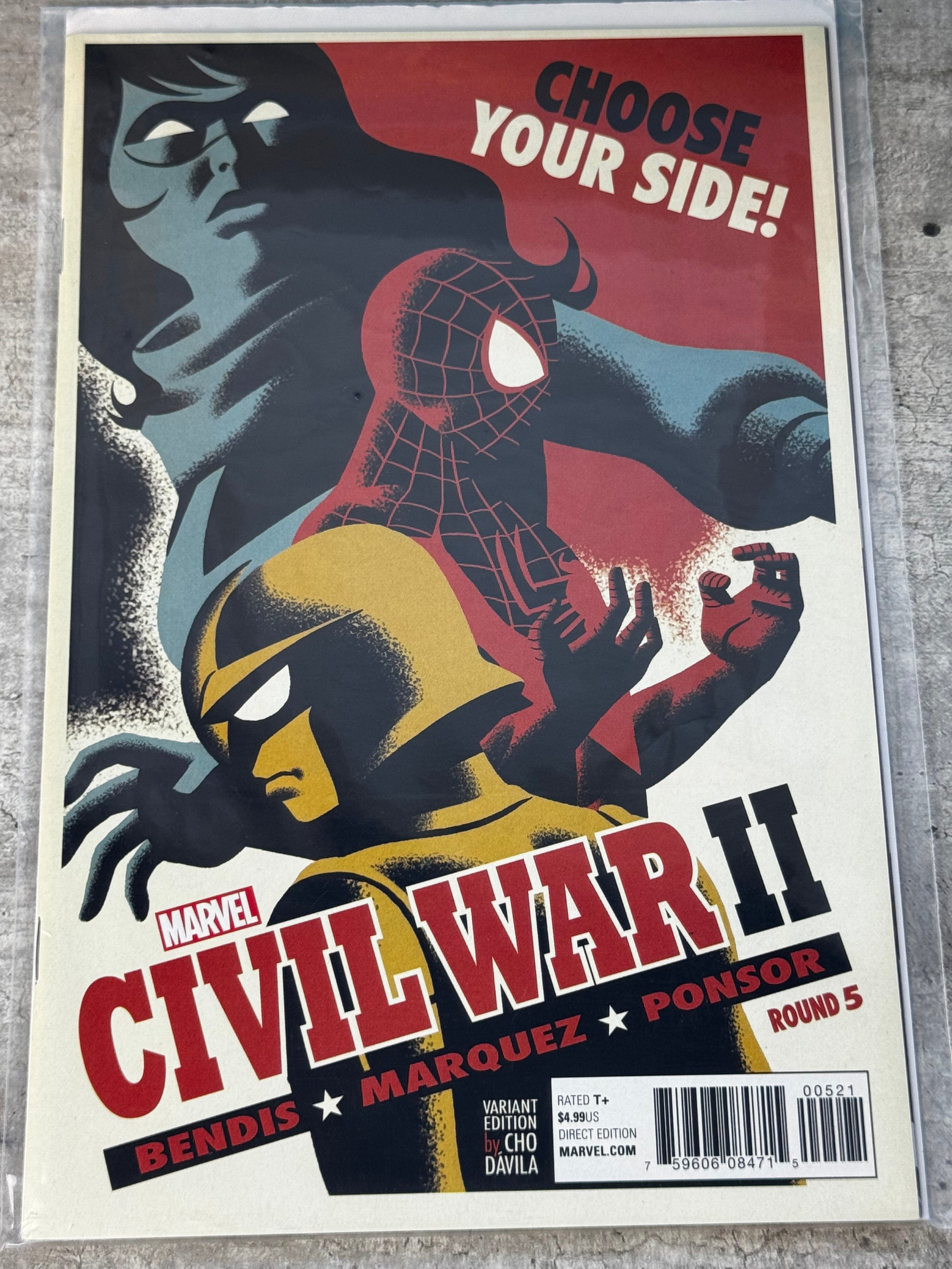 2016 - Civil War II #5 Var. B - NM - ENG 1