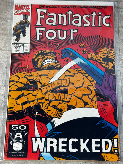 1991 - Fantastic Four, Vol. 1 #355 Var. A - Rage - NM- - ENG 1