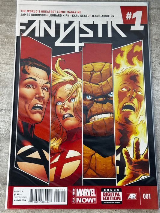 2014 - Fantastic Four, Vol. 5 #1 Var. A - Part 1 - NM - ENG 1