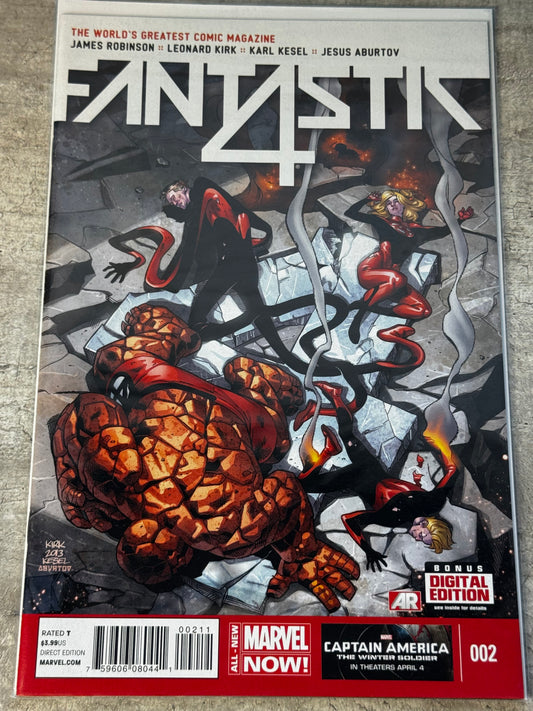 2014 - Fantastic Four, Vol. 5 #2 Var. A - Part Two - NM - ENG 1