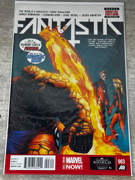 2014 - Fantastic Four, Vol. 5 #3 Var. A - Part Three - NM+ - ENG 1