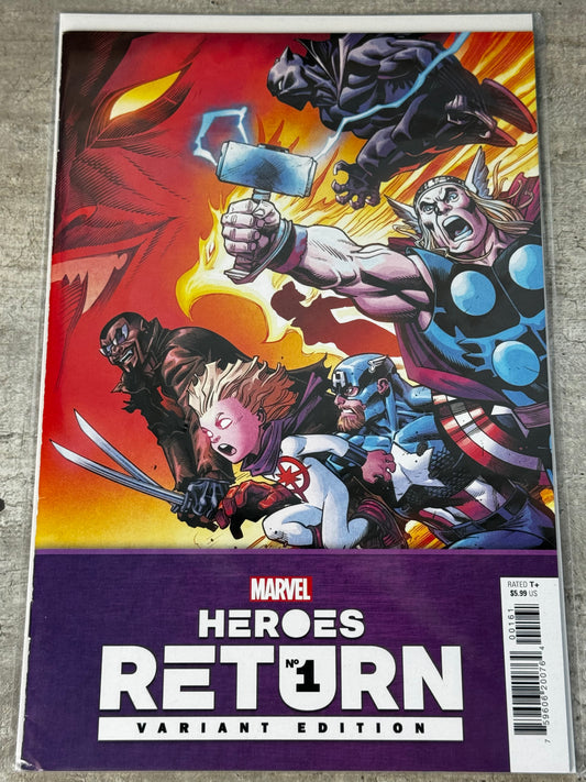 2021 - Heroes Return, Vol. 1 #1 Var. F - NM+ - ENG 1