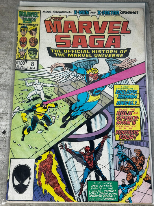 1986 - The Marvel Saga #8 Var. A - Book Viii: Fateful Encounters! - VF/NM - ENG 1