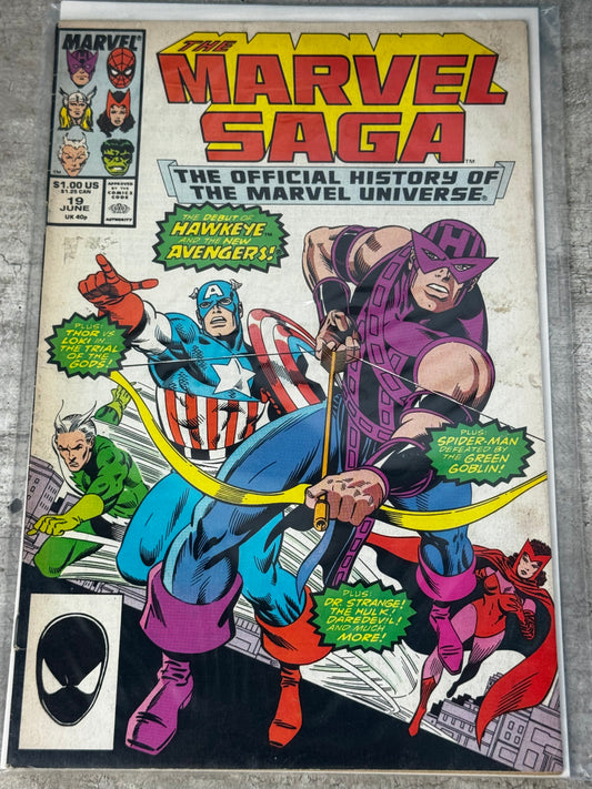 1987 - The Marvel Saga #19 Var. A - VF/NM - ENG 1