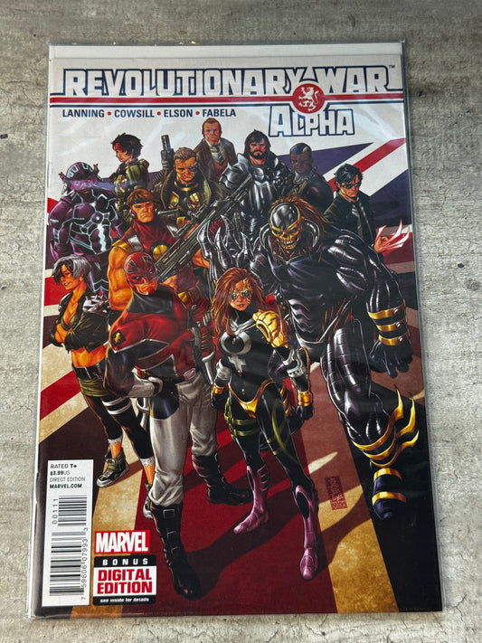 2014 - Revolutionary War: Alpha #1 Var. A - NM+ - ENG 1