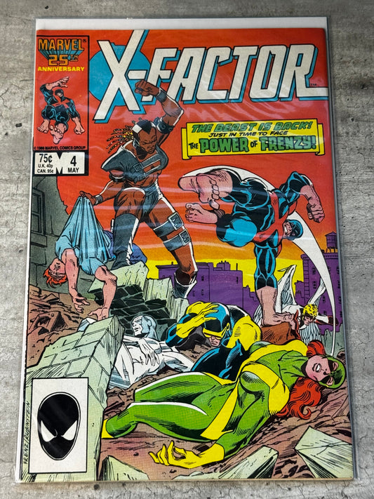 1986 - X-Factor, Vol. 1 #4 Var. A - Trials and Errors - NM - ENG 1