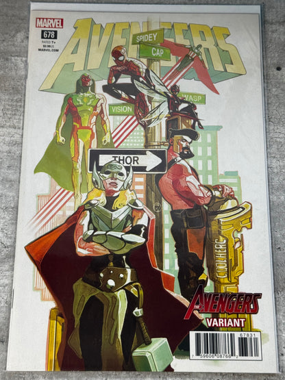 2018 - Avengers, Vol. 7 #678 Var. C - Part Four - NM - ENG 1