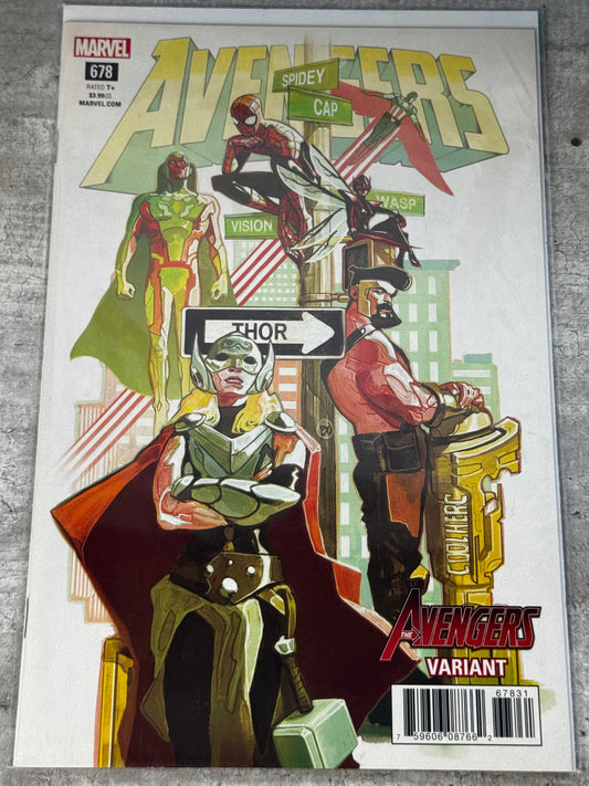 2018 - Avengers, Vol. 7 #678 Var. C - Part Four - NM - ENG 1