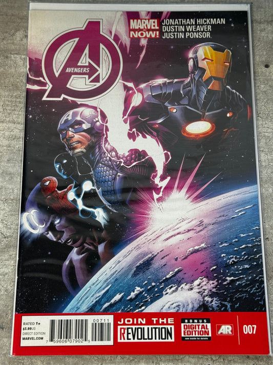 2013 - The Avengers, Vol. 5 #7 Var. A - The Last White Event - NM - ENG 1