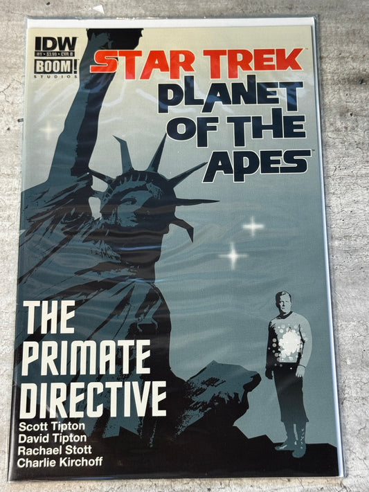 2014 - Star Trek / Planet of the Apes #1 Var. B - Part 1 - NM+ - ENG 1