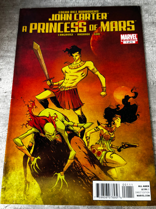 2011 - Marvel Comics - John Carter: A Princess of Mars #1 Var. A - NM - ENG 1