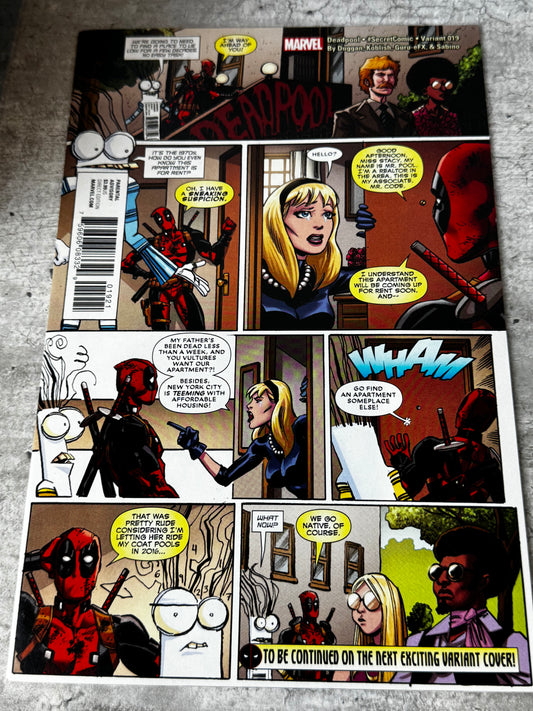 2016 - Marvel Comics - Deadpool, Vol. 5 #19 Var. B - NM - ENG 1