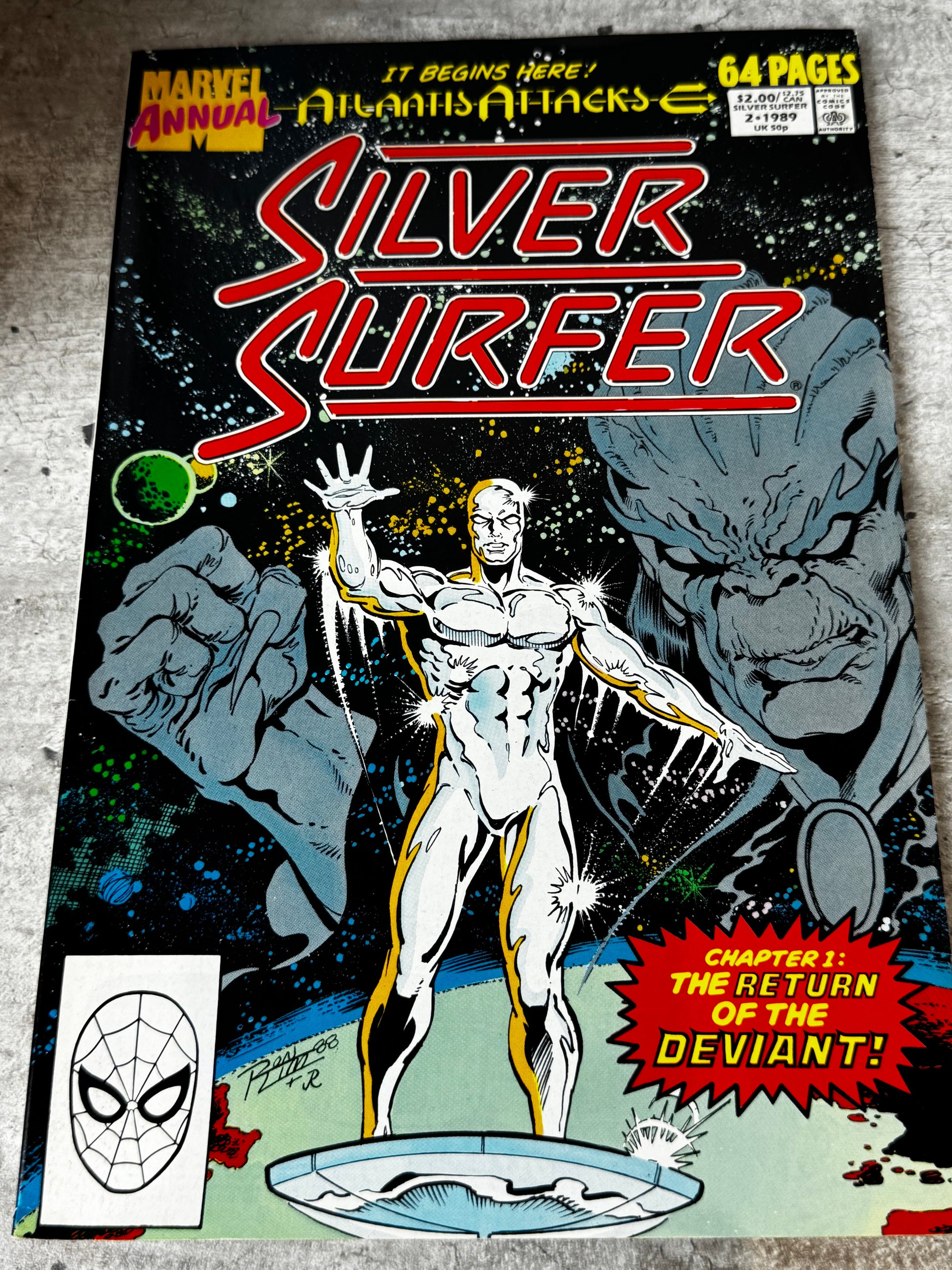 1989 - Marvel Comics - Silver Surfer Annual #2 Var. A - VF/NM - ENG 1