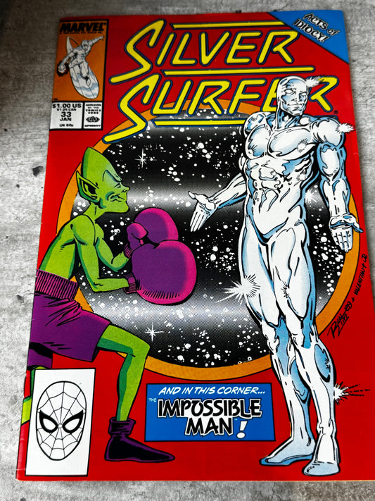 1989 - Marvel Comics - Silver Surfer, Vol. 3 #33 Var. A - VF/NM - ENG 1