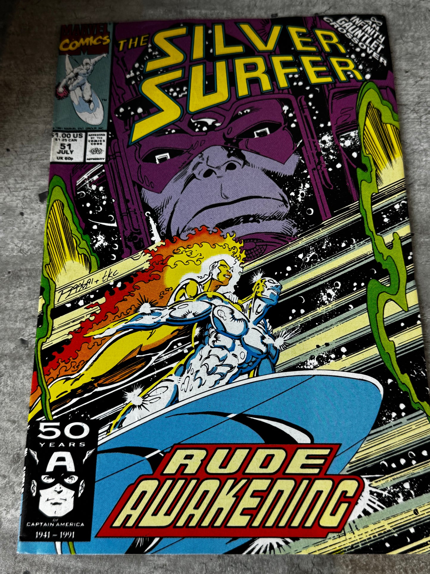 1991 - Marvel Comics - Silver Surfer, Vol. 3 #51 Var. A - VF/NM - ENG 1