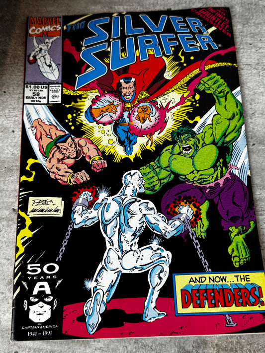 1991 - Marvel Comics - Silver Surfer, Vol. 3 #58 Var. A - VF/NM - ENG 1
