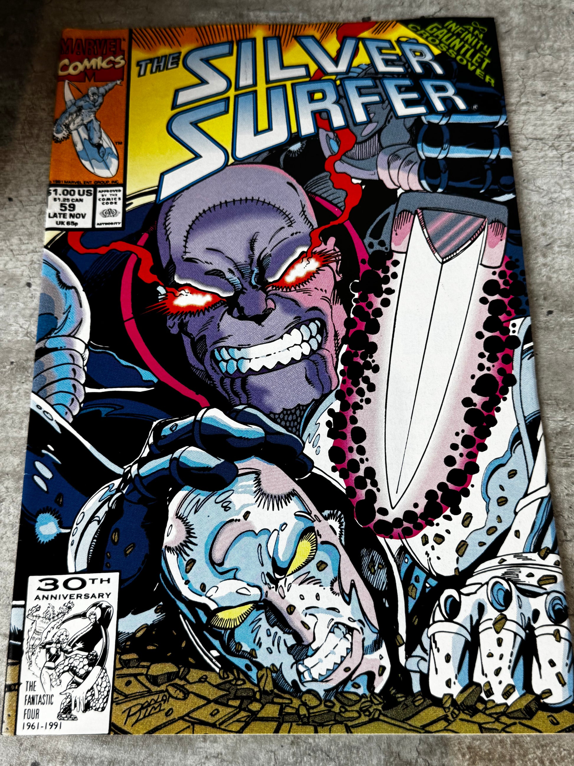 1991 - Marvel Comics - Silver Surfer, Vol. 3 #59 Var. B - VF/NM - ENG 1
