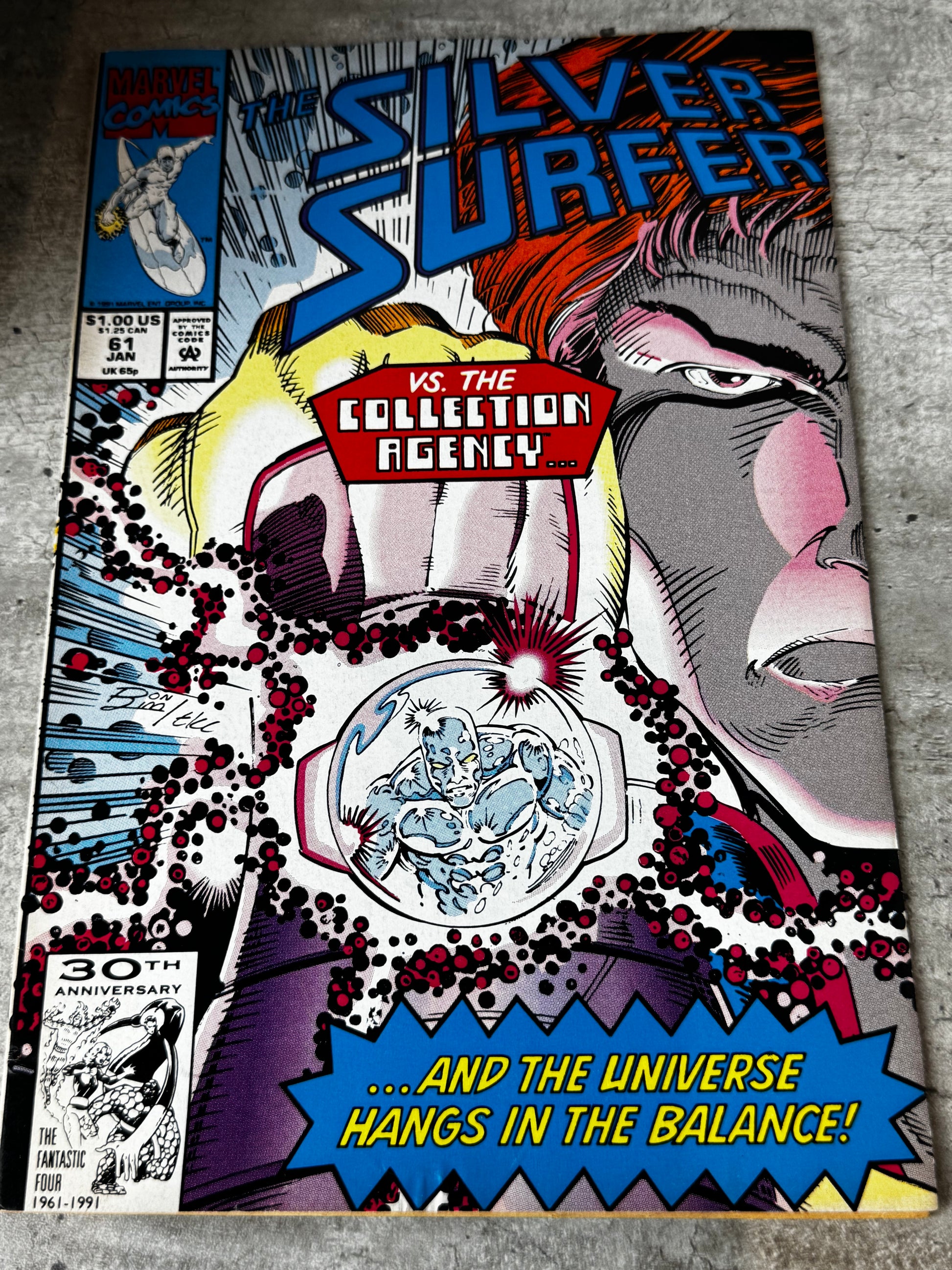 1991 - Marvel Comics - Silver Surfer, Vol. 3 #61 Var. A - VF/NM - ENG 1