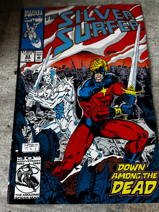 1992 - Marvel Comics - Silver Surfer, Vol. 3 #63 Var. A - VF/NM - ENG 1
