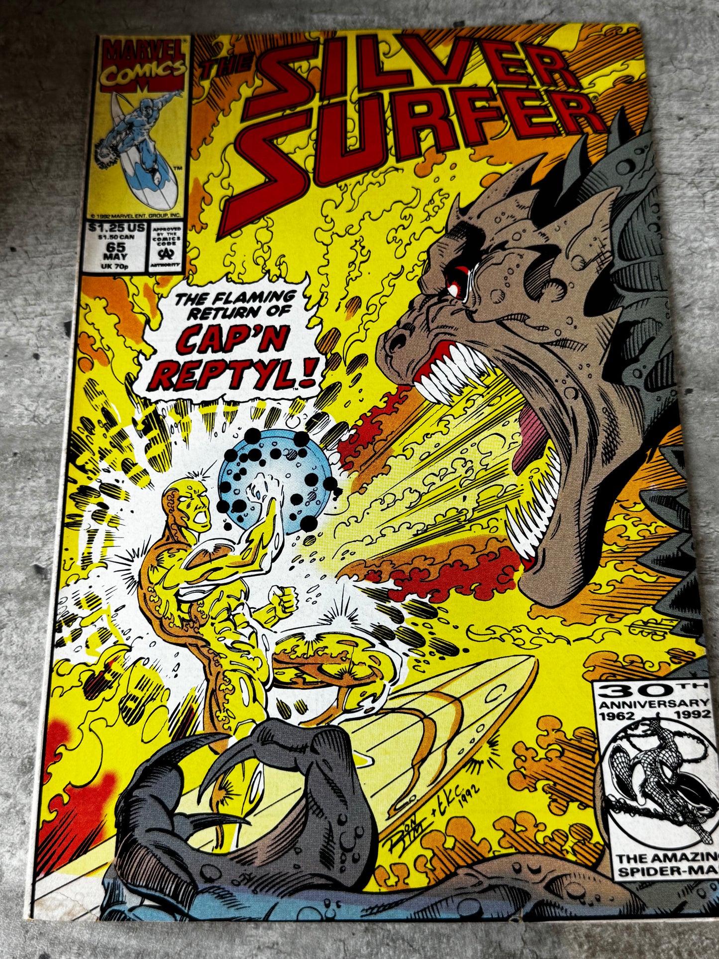 1992 - Marvel Comics - Silver Surfer, Vol. 3 #65 Var. A - VF/NM - ENG 1