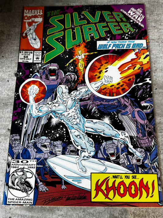 1992 - Marvel Comics - Silver Surfer, Vol. 3 #68 - Lost -  Var. A - VF/NM - ENG 1