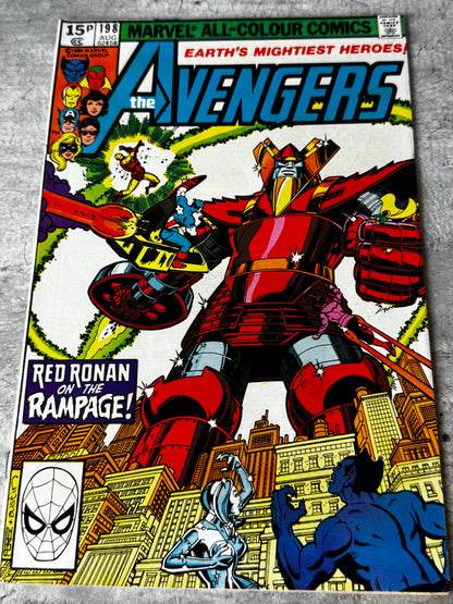 1980 - Marvel Comics - The Avengers, Vol. 1 #198 Var. C - VF+ - ENG 1