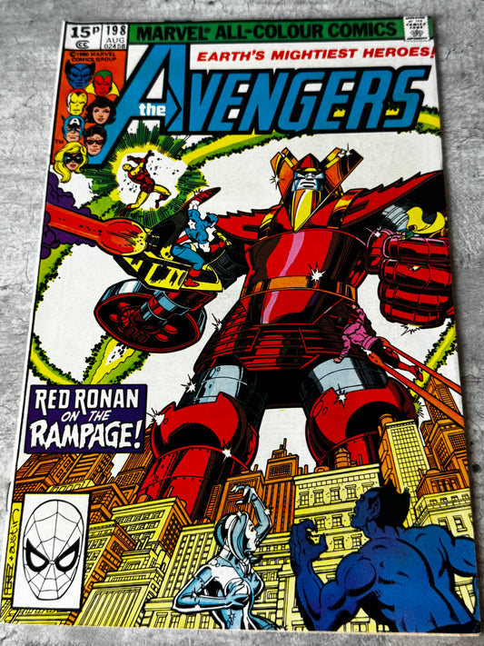 1980 - Marvel Comics - The Avengers, Vol. 1 #198 Var. C - VF+ - ENG 1