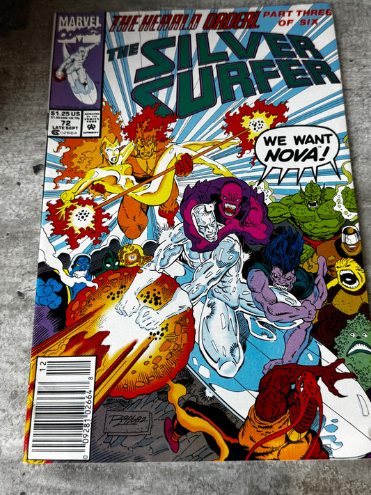 1992 - Marvel Comics - Silver Surfer, Vol. 3 #72 Var. B - NM- - ENG 1