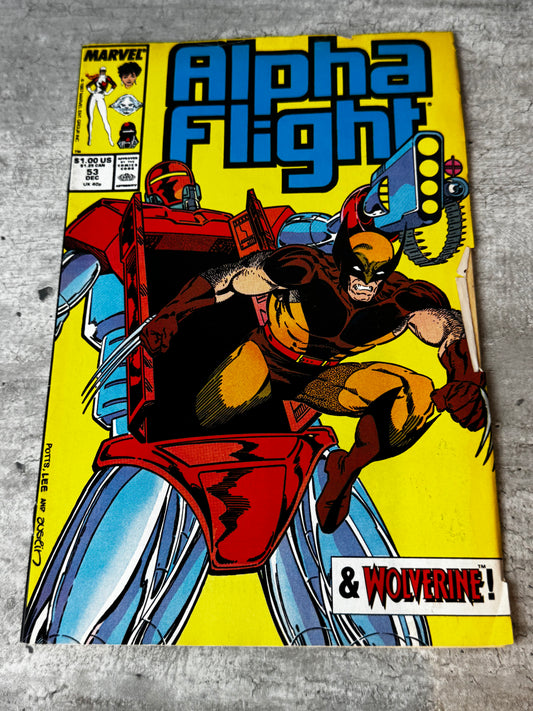1987 - Marvel Comics - Alpha Flight, Vol. 1 #53VF/NM - ENG 1