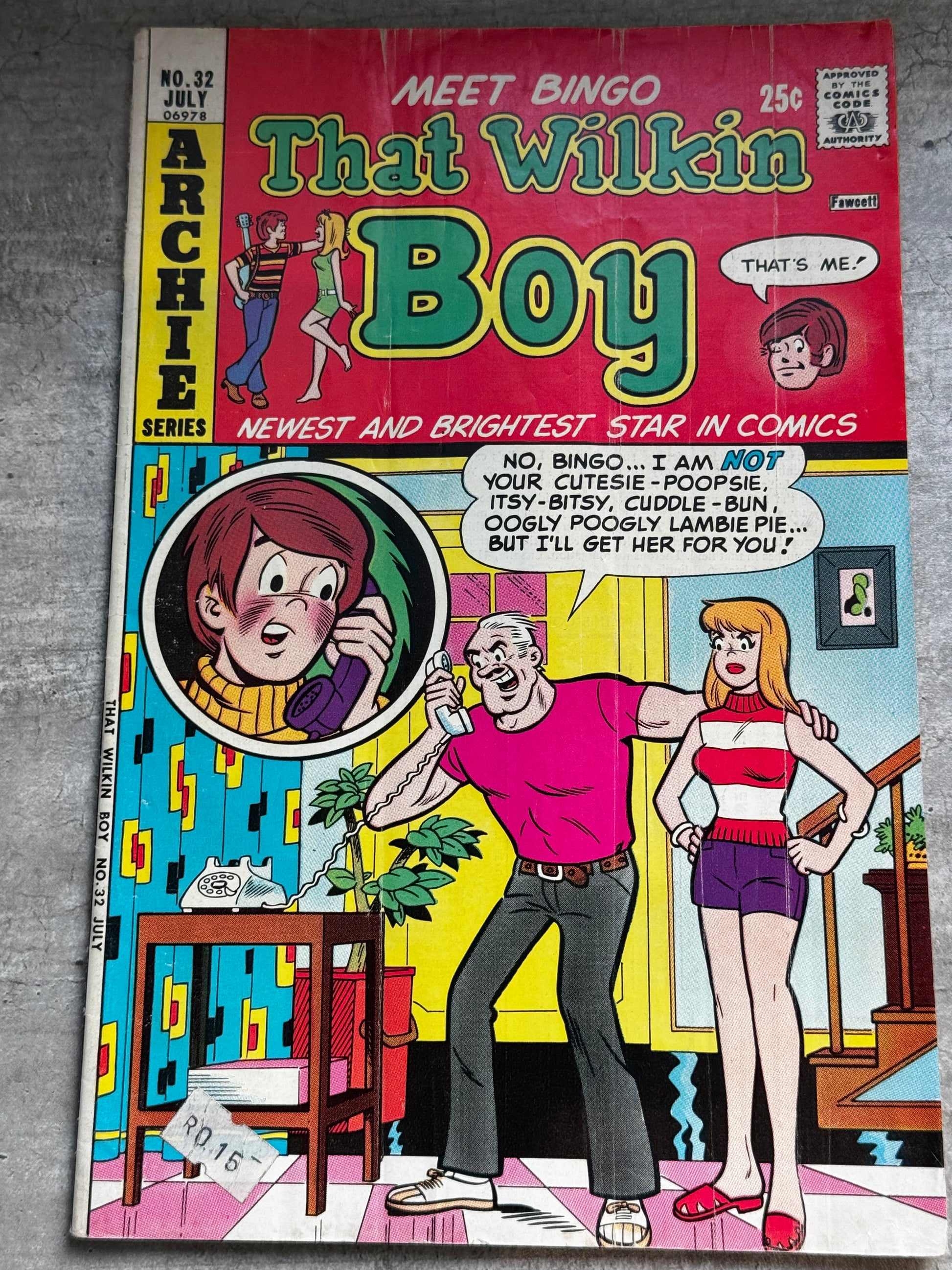 1975 - Archie Comic Publications - That Wilkin Boy #32VF - ENG 1