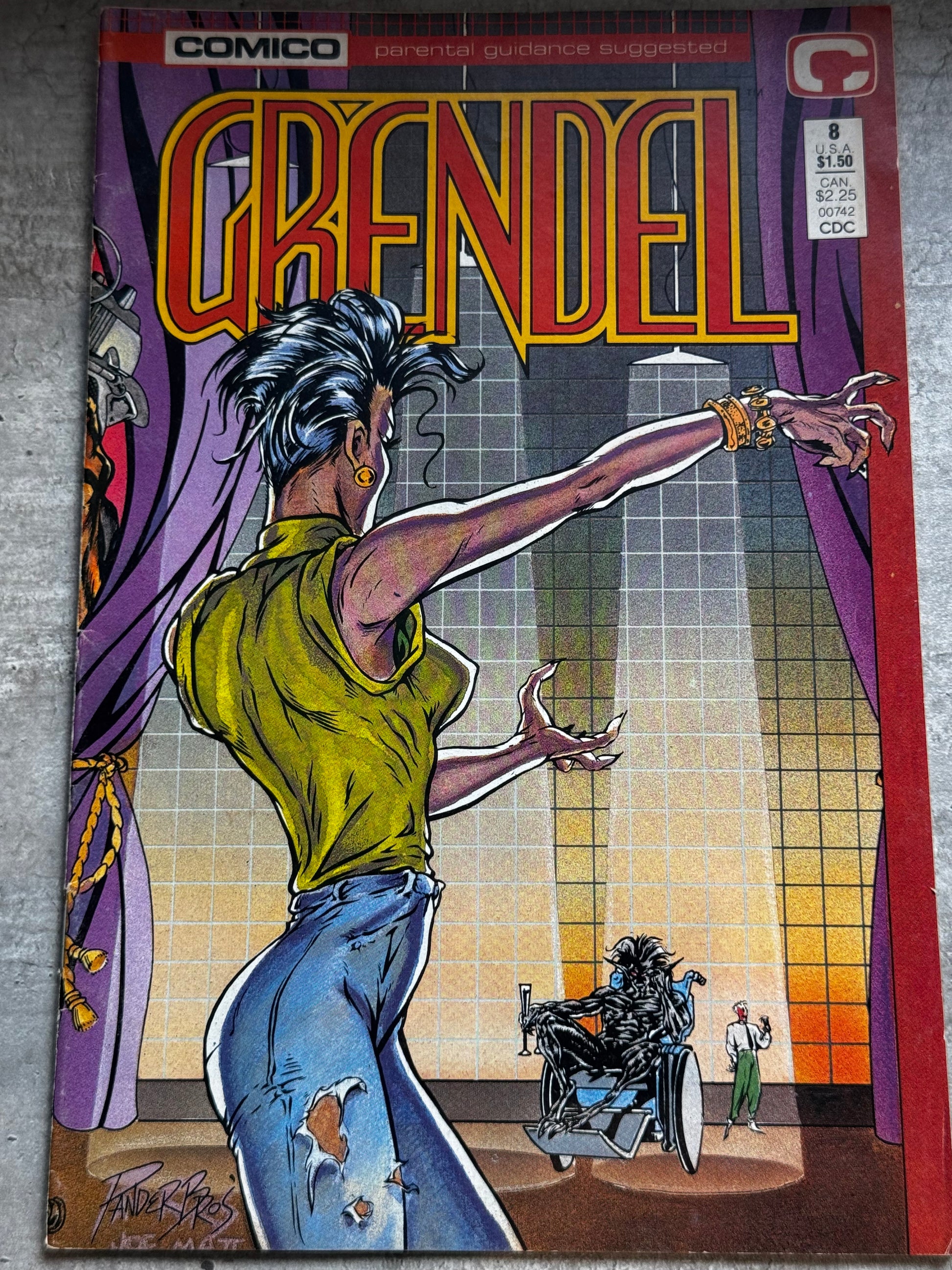 1987 - Comico - Grendel, Vol. 2 #8 - After the Devil -  Var. B - NM- - ENG 1