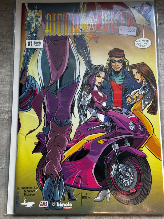 1996 - Crusade Comics - Atomik Angels #1 - Part 1 -  Var. B - NM- - ENG 1