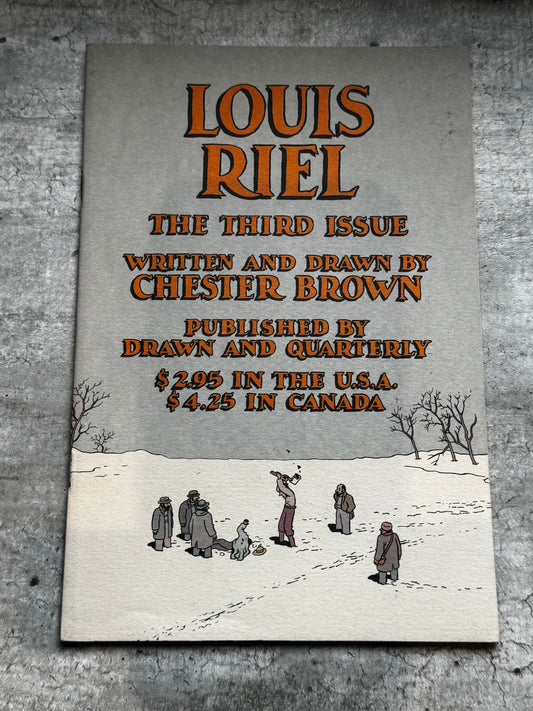1999 - Drawn & Quarterly - Louis Riel #3VF/NM - ENG 1