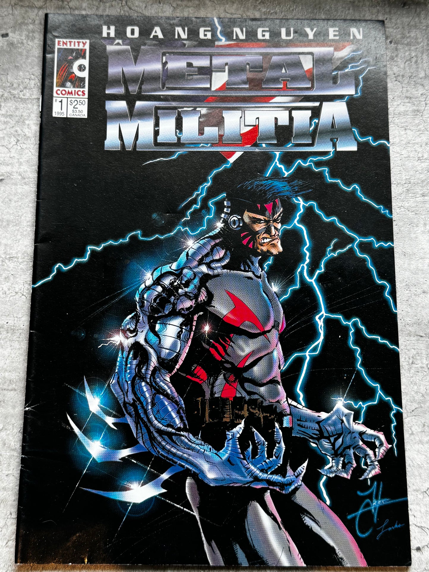 1995 - Entity Comics - Metal Militia #1VF/NM - ENG 1