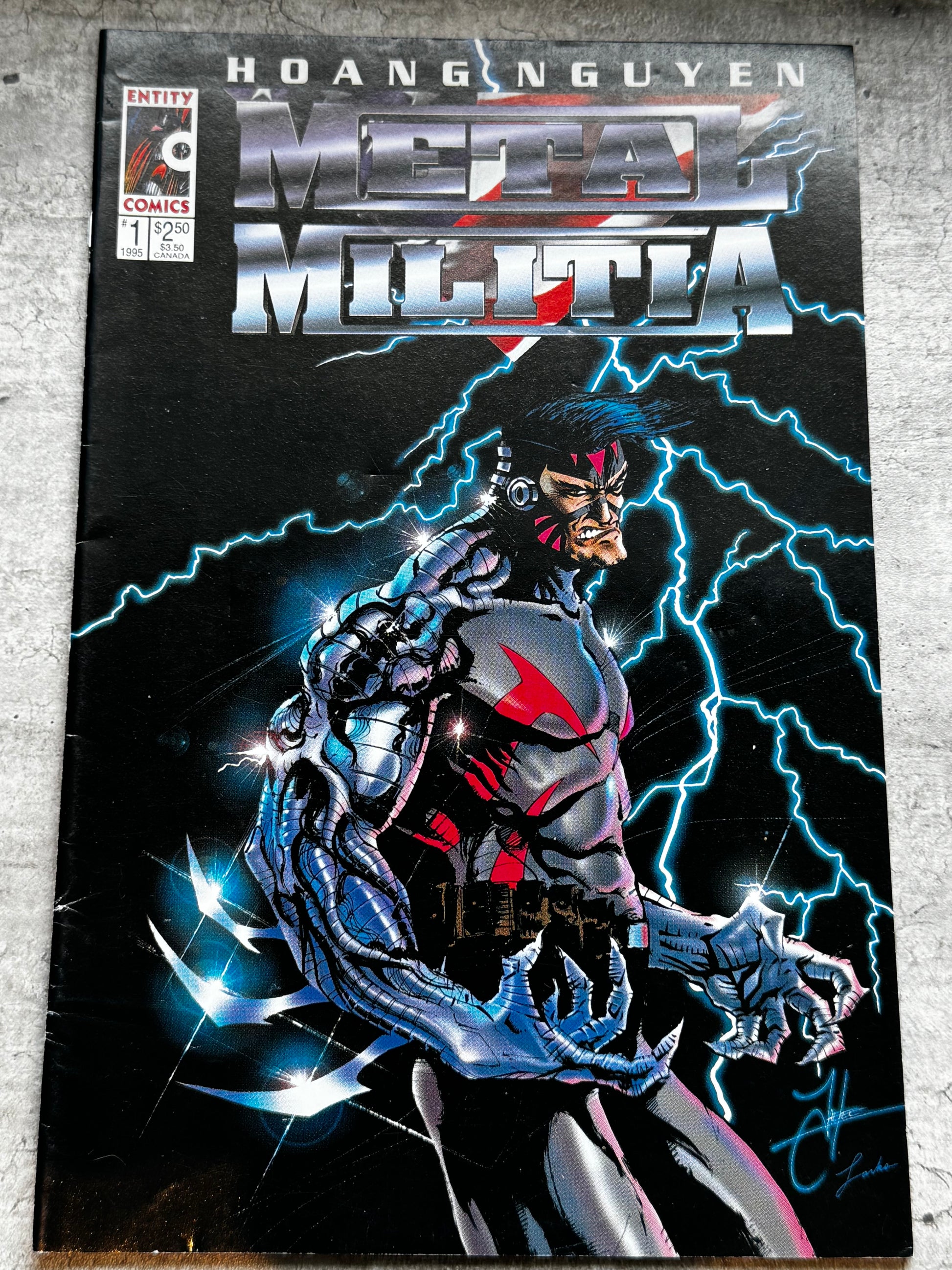 1995 - Entity Comics - Metal Militia #1VF/NM - ENG 1