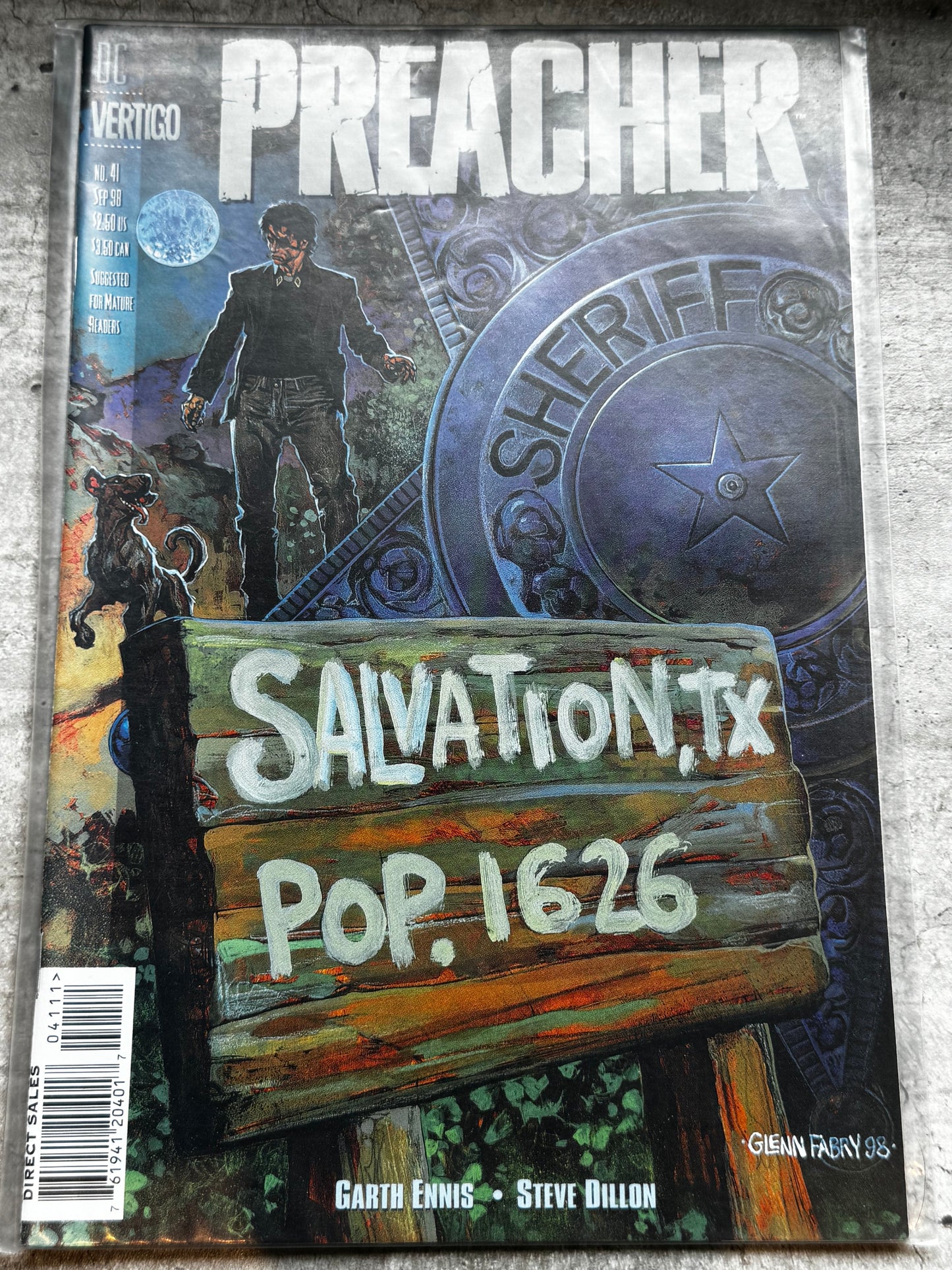 1998 - DC Comics - Preacher #41 - The Man From God Knows Where - NM - ENG 1