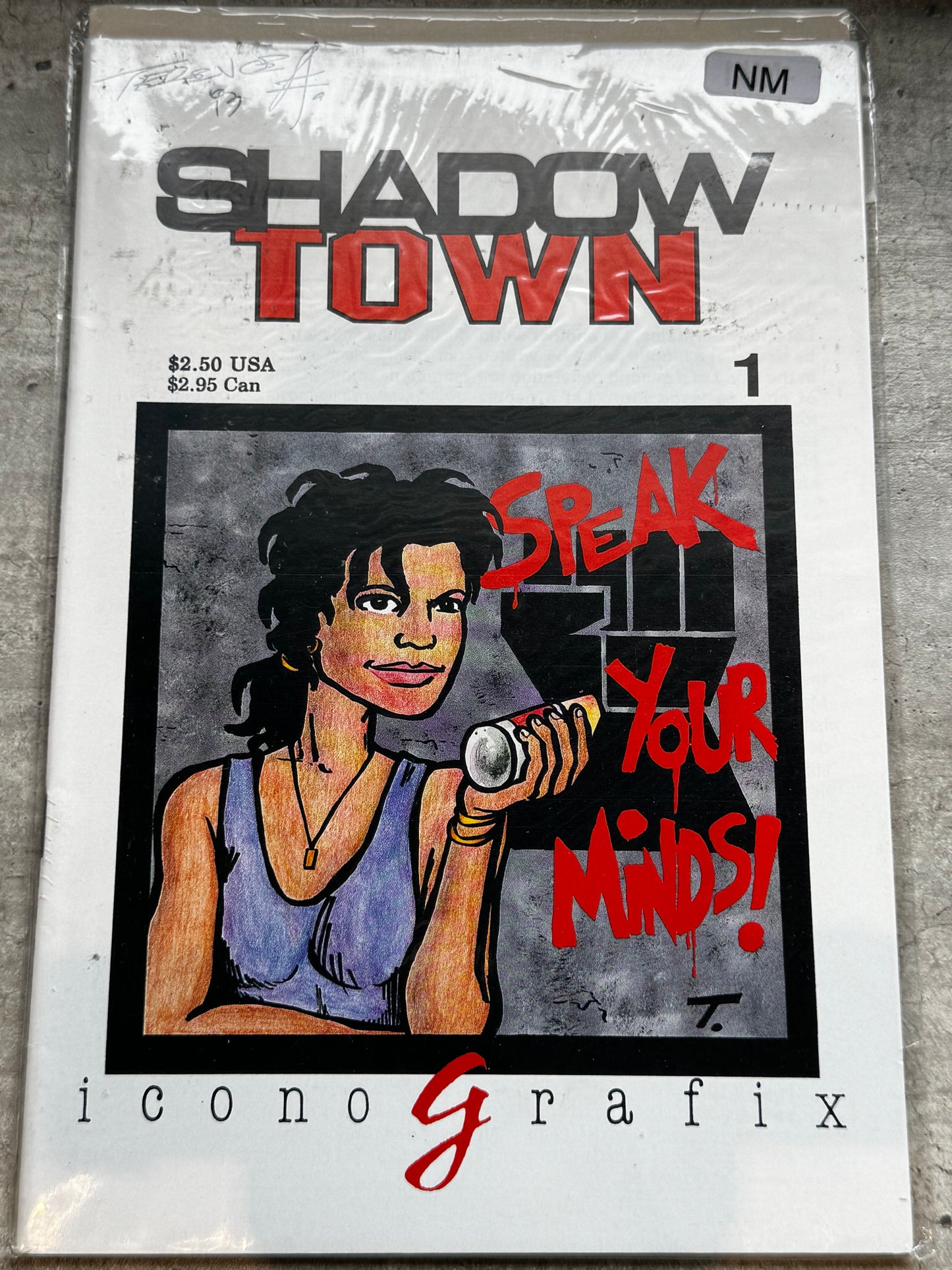 1992 - Iconografix - Shadowtown #1VF/NM - ENG 1