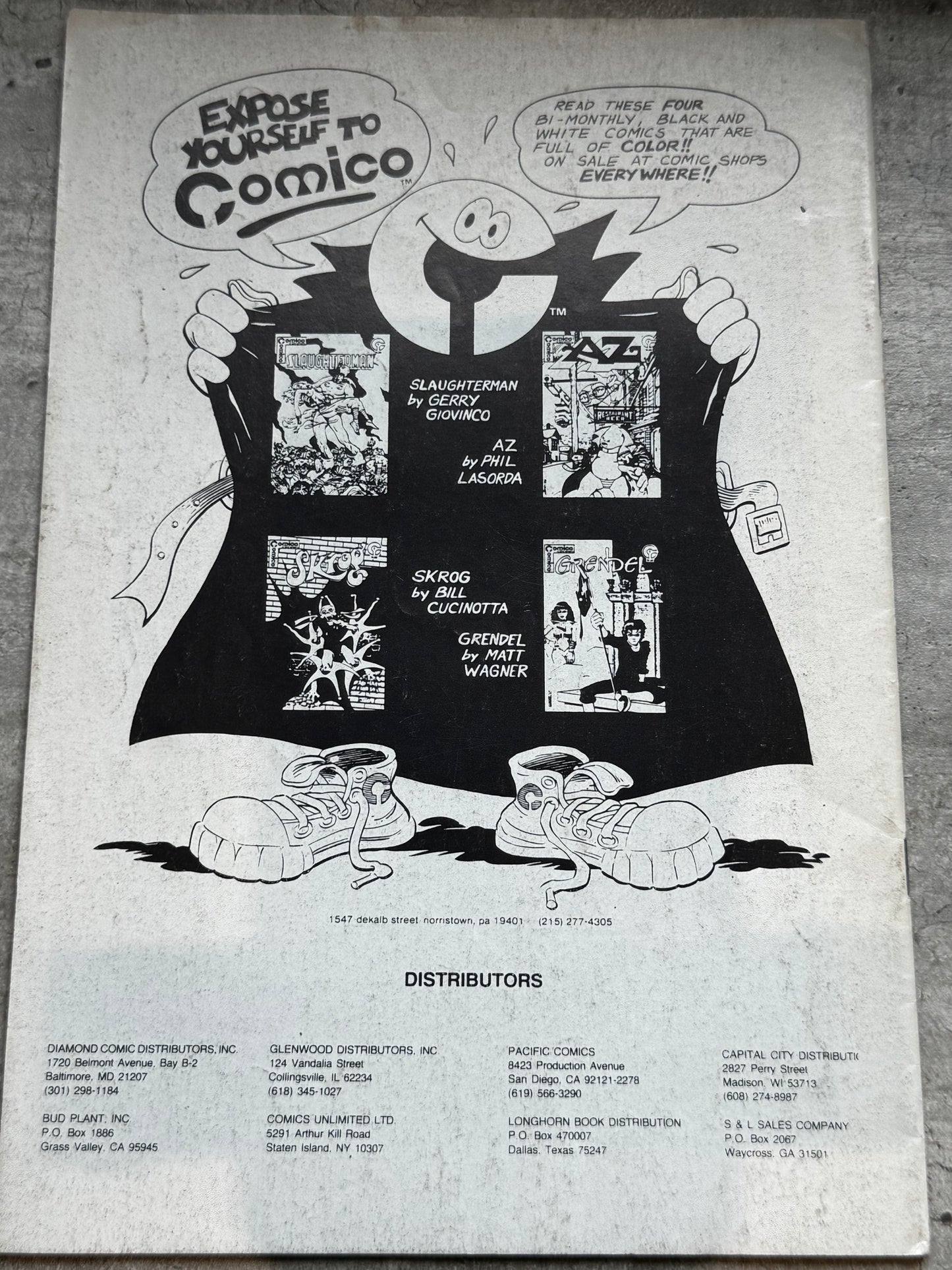 1983 - Comico - Skrog #1 - Boo Who? - VF/NM - ENG 2