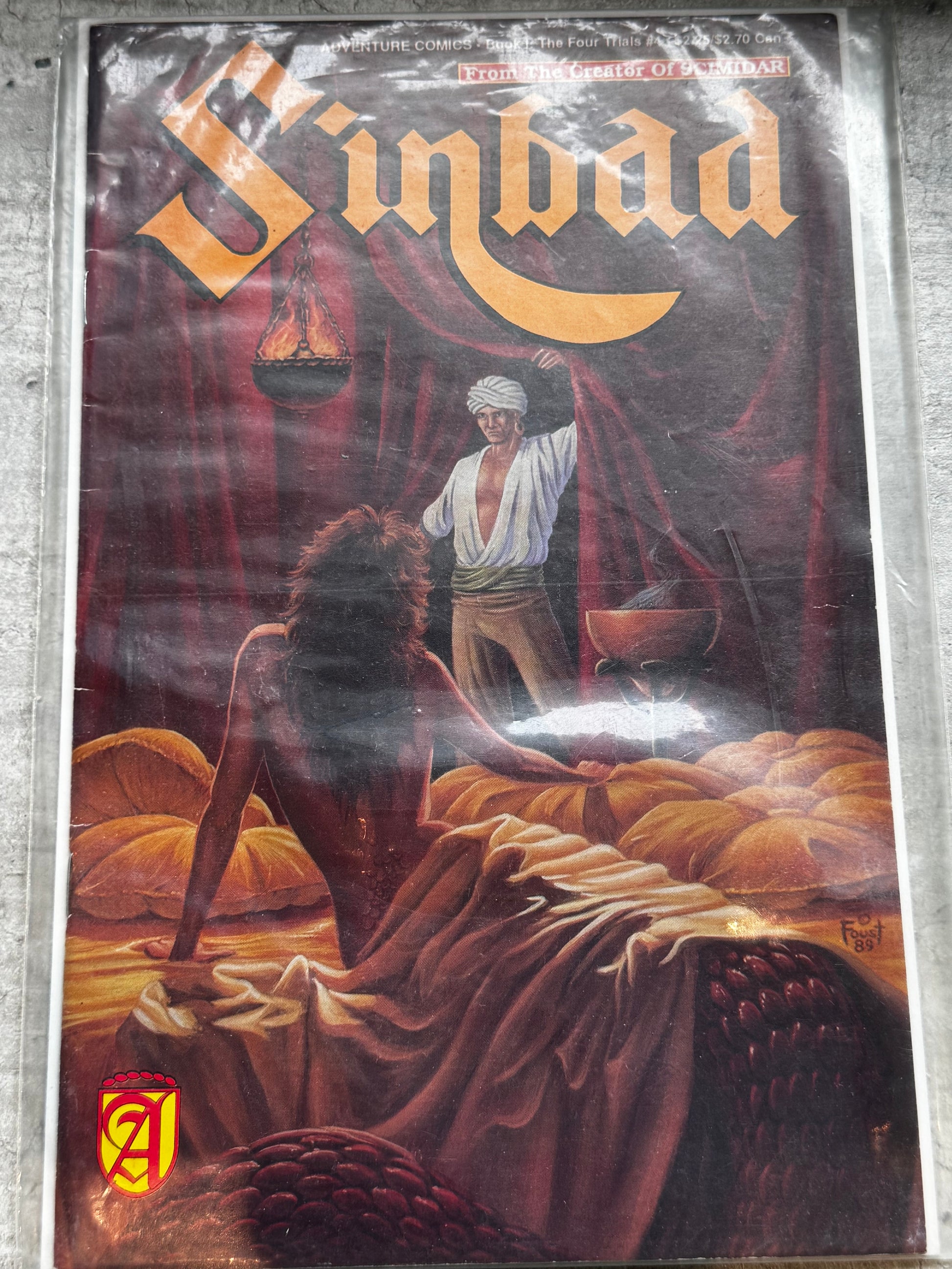 1989 - Malibu Comics - Sinbad #4 - The Four Trials #4 - VF/NM - ENG 1