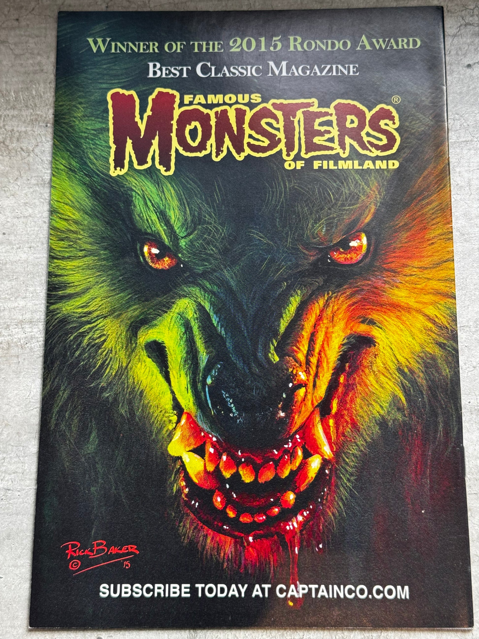 2015 - American Gothic Press - Famous Monsters Presents: Broken Moon #1NM - ENG 2